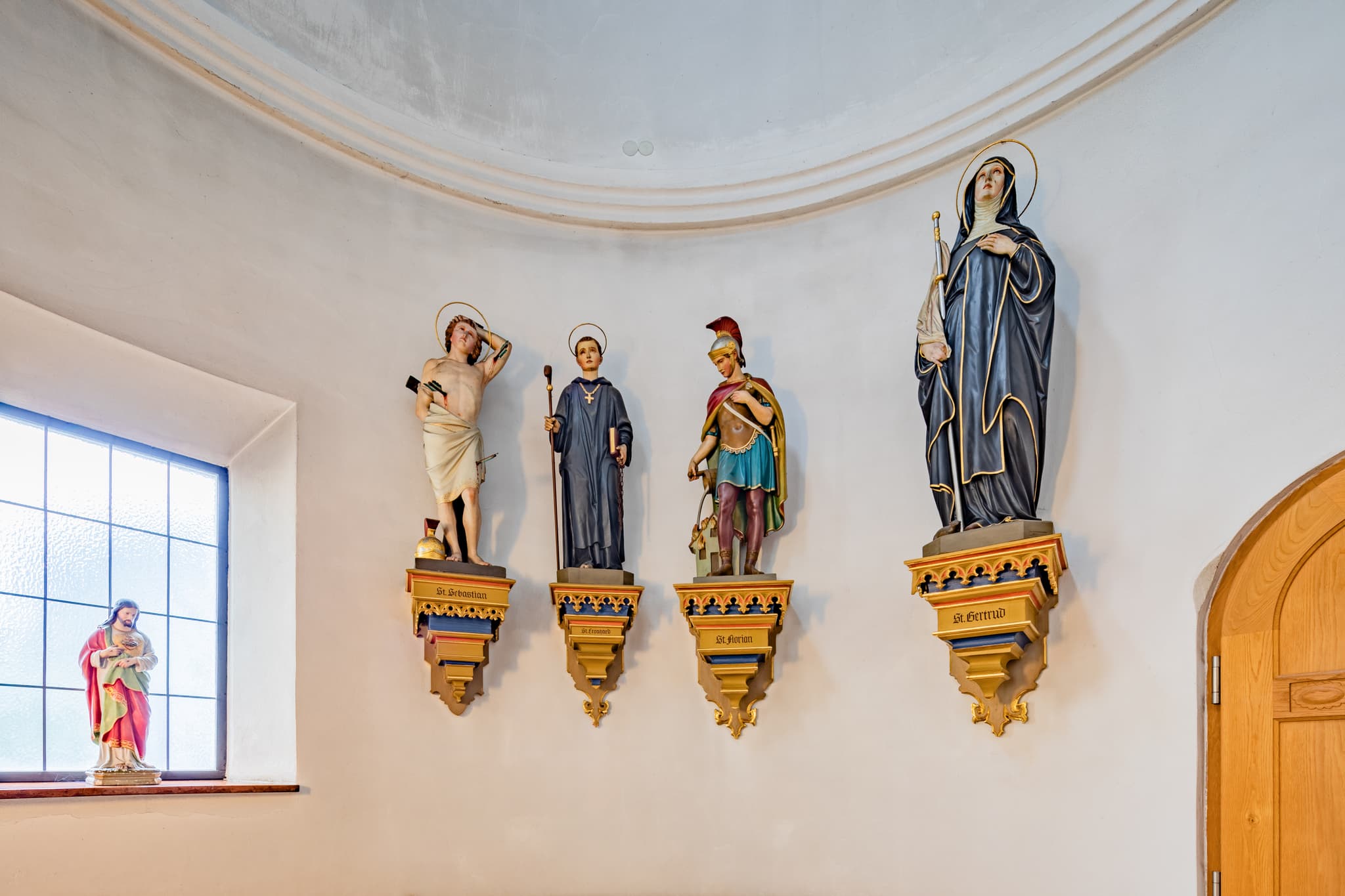Kapelle in der Pfarrkirche in Bad Griesbach, Landkreis Passau, Niederbayern, Inn-Salzach, Bayern, Deutschland.