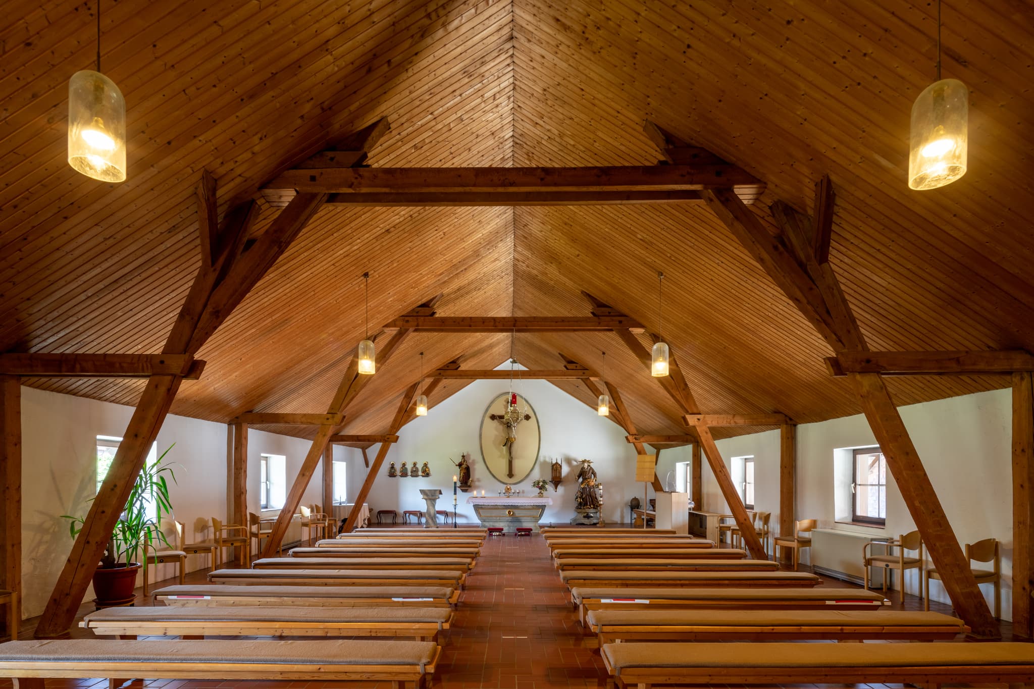 Bruder Konrads Geburtshaus in Parzham bei Bad Griesbach, Niederbayern, Bayern. Gebäude mit religiöser Bedeutung.