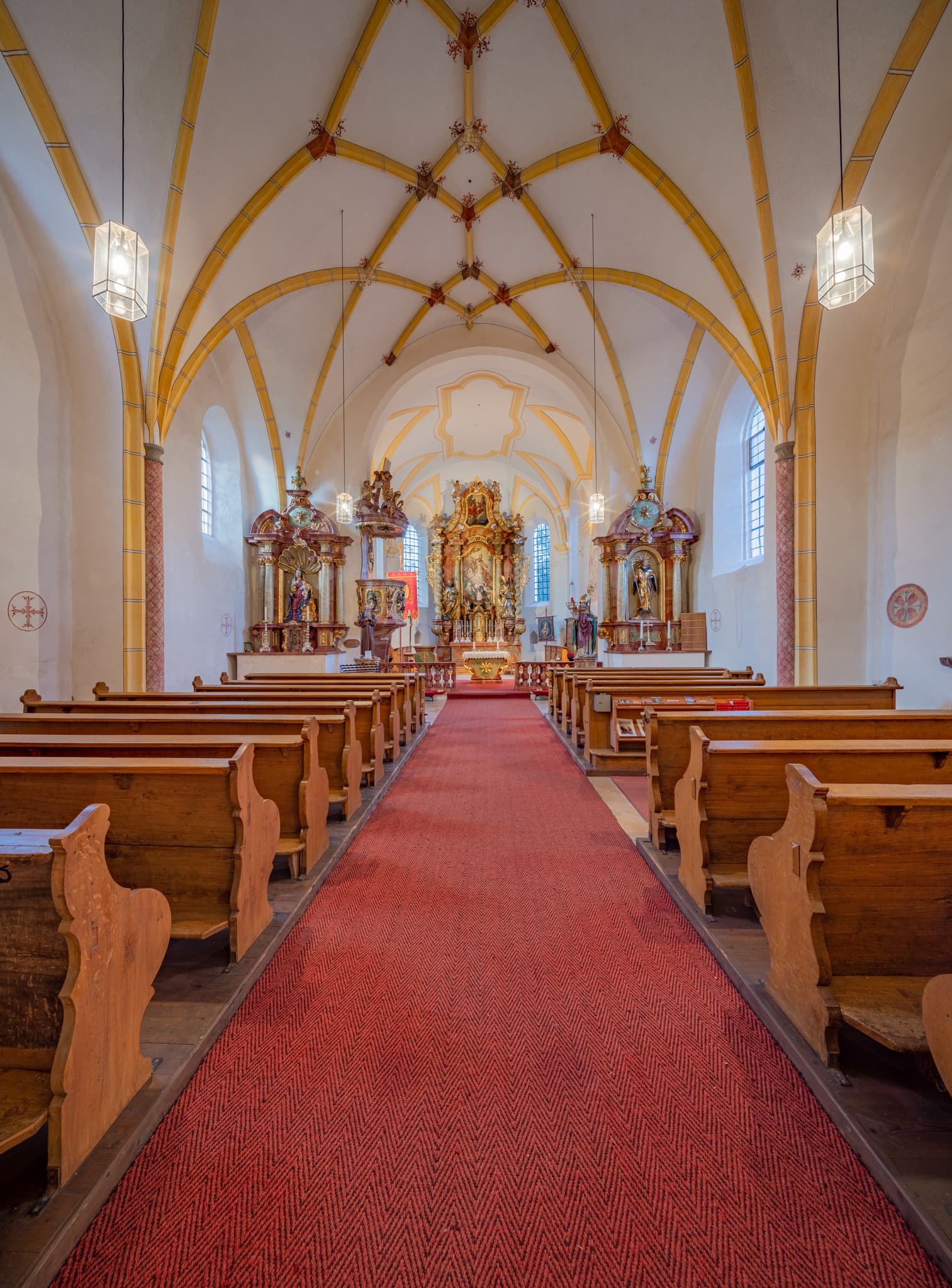Historische Wallfahrtskirche St. Wolfgang in Bad Griesbach, Landkreis Passau, Niederbayern. Teil des Bäderdreiecks in Südostbayern, Deutschland.