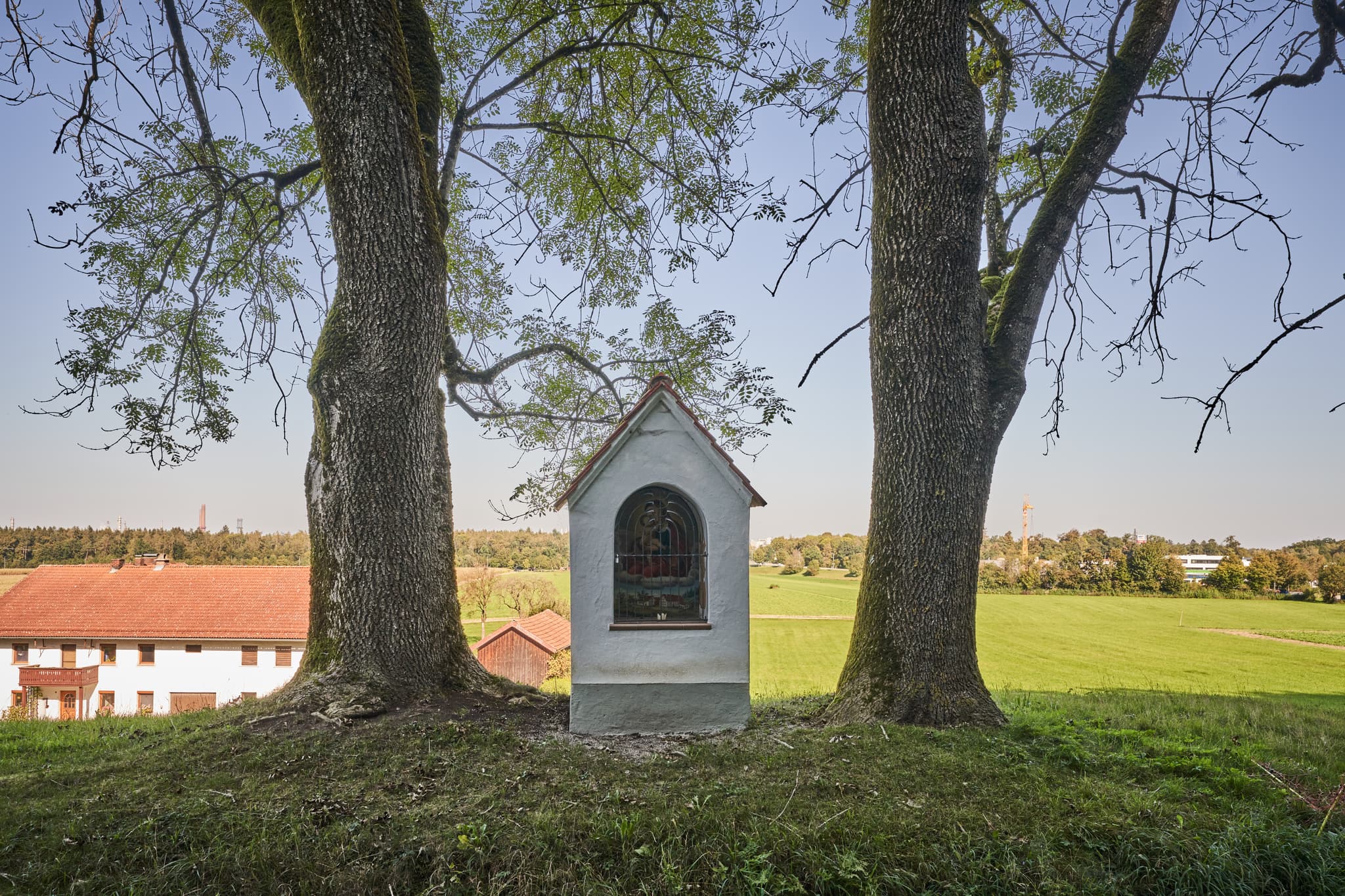 Bildstock am Wolfgangweg in Badhöring, Gemeinde Mehring, Landkreis Altötting, Oberbayern, Region Inn-Salzach.