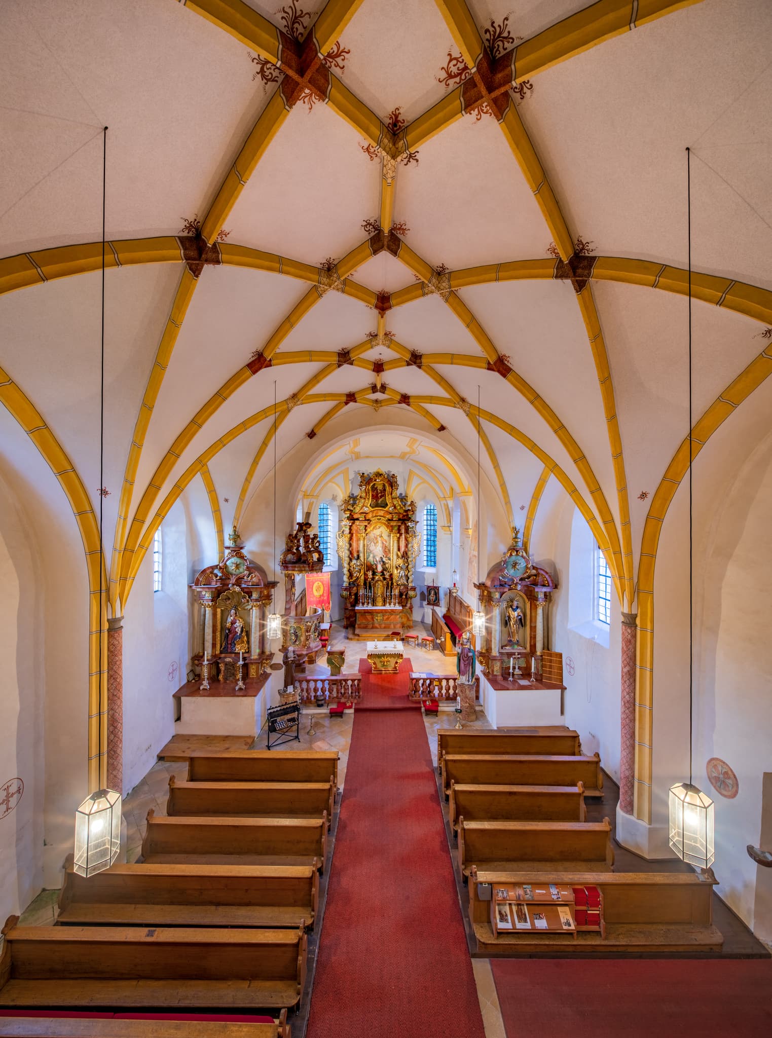 St. Wolfgang Wallfahrtskirche in Bad Griesbach, Landkreis Passau, Niederbayern. Erleben Sie die spirituelle Atmosphäre dieser Kirche, Deutschland.