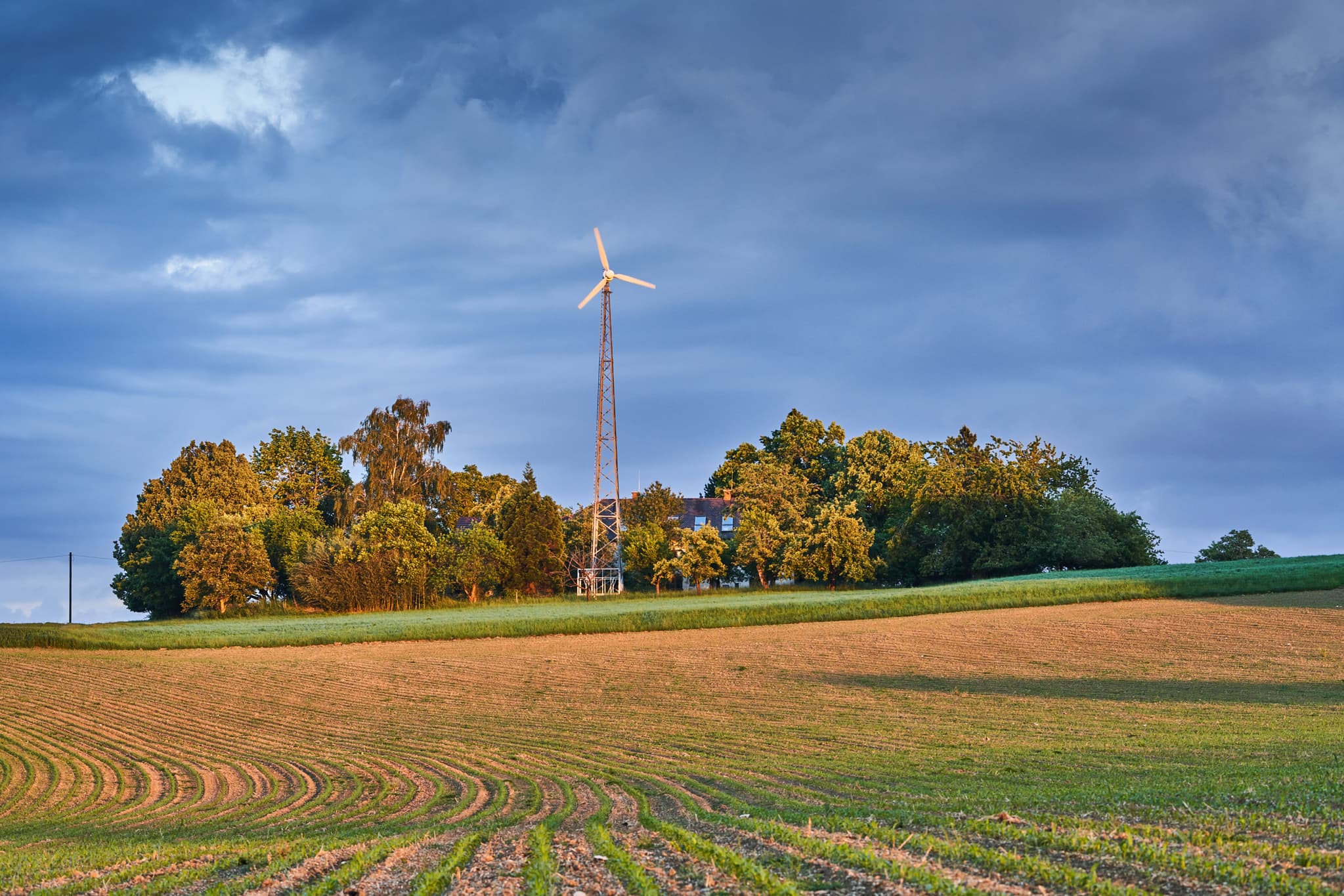 Kienberg Windrad, Reischach, Landkreis Altötting, Oberbayern