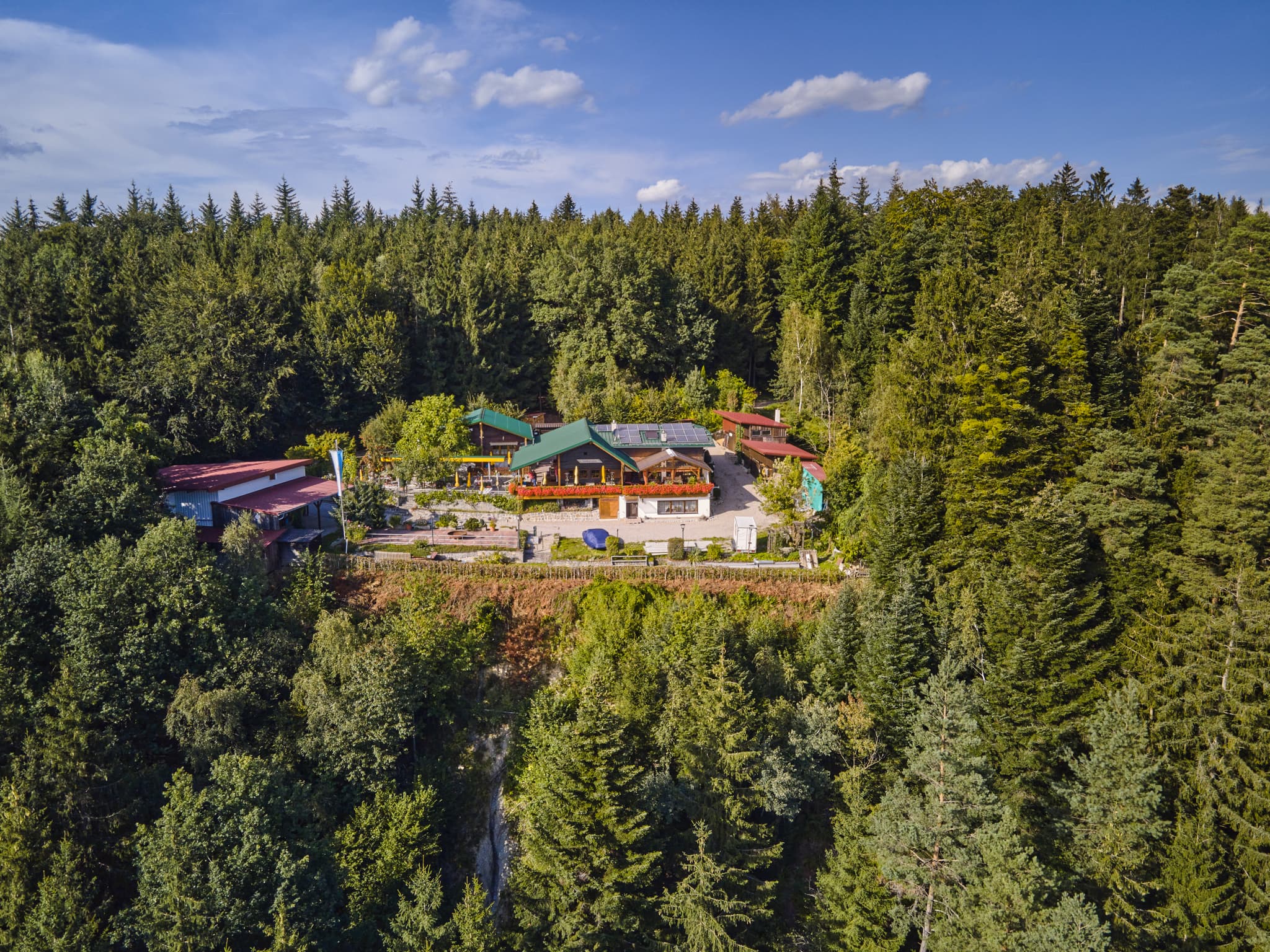 Schellenberghaus in Simbach am Inn, Landkreis Rottal-Inn, Niederbayern, Holzland, Bäderdreieck, Bayern, Deutschland.