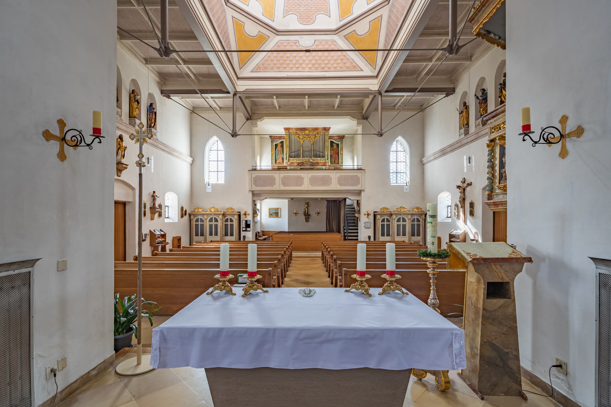 Historische Kirche St. Maria Loreto in Ramsau, Gemeinde Reichertsheim, Landkreis Mühldorf am Inn, Oberbayern