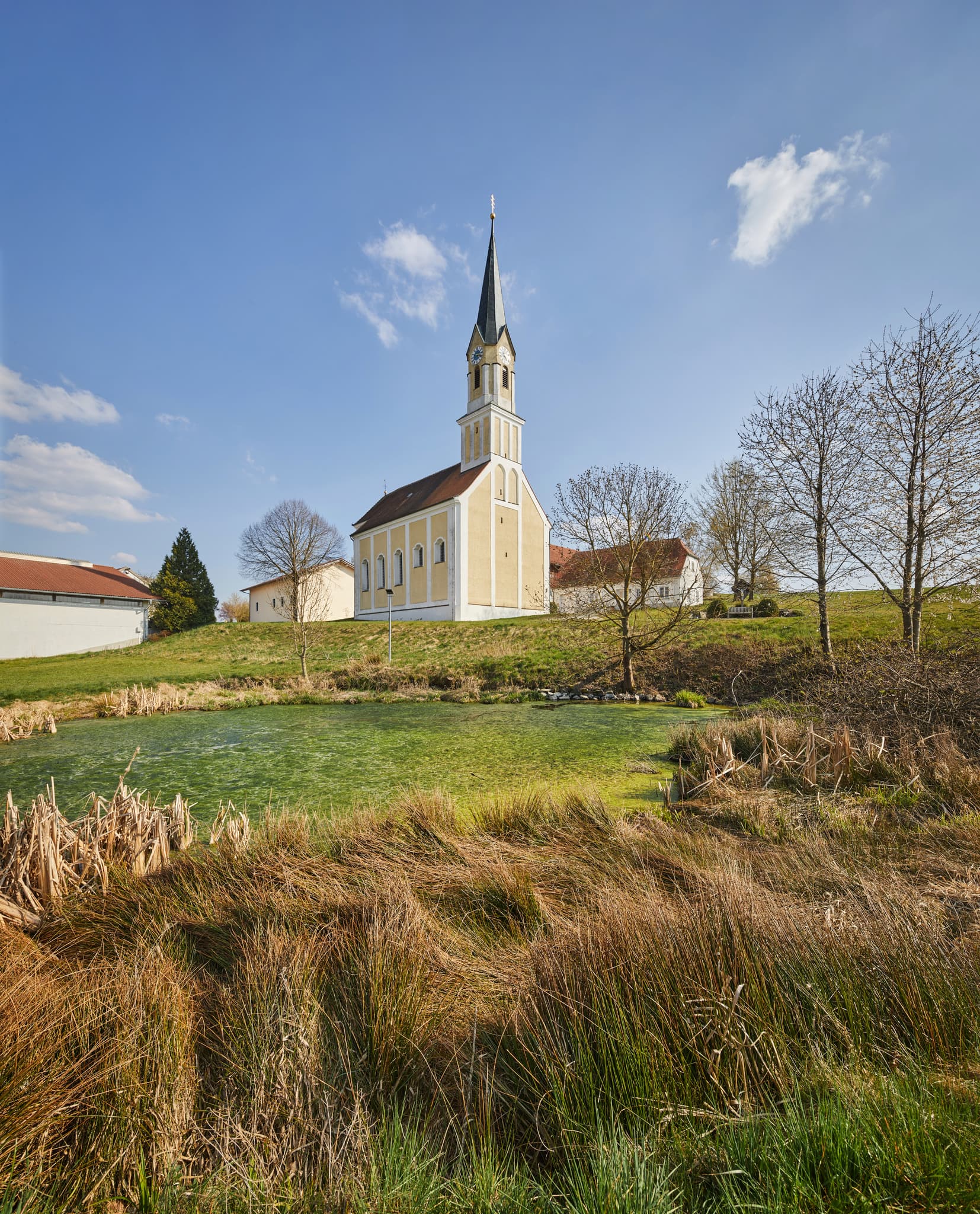 Wallfahrtskirche Maria Heimsuchung in Anzenberg, Gemeinde Massing, Landkreis Rottal-Inn, Niederbayern, Region Holzland, Deutschland.