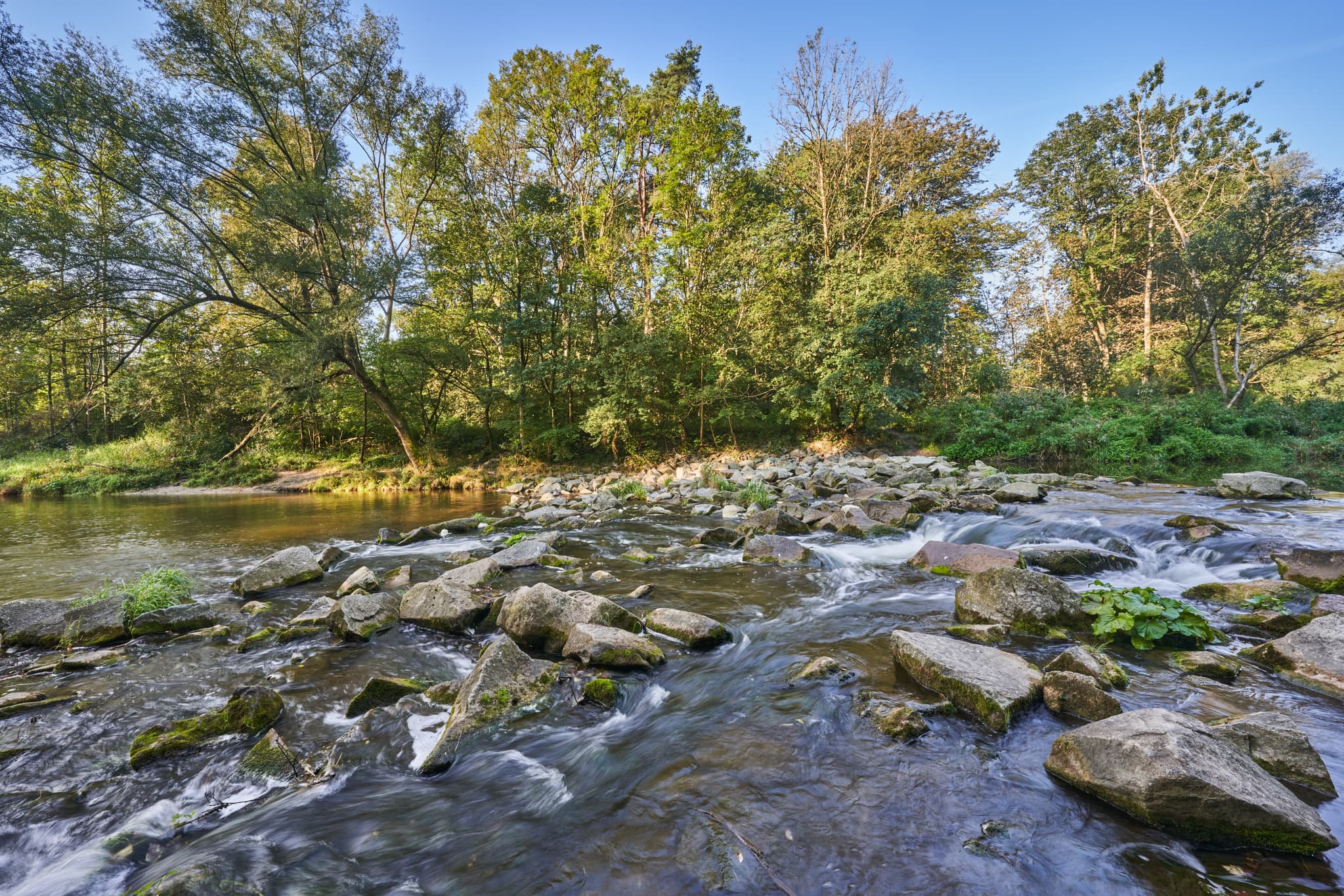 Isen Wasserfall, Steinhöring, Altötting, Oberbayern