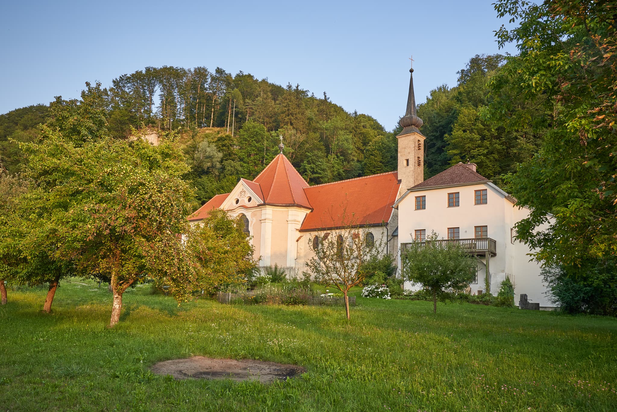 Kirche Maria Ach in Wanghausen, Gemeinde Hochburg-Ach, Braunau am Inn, Oberösterreich, Innviertel, Österreich.