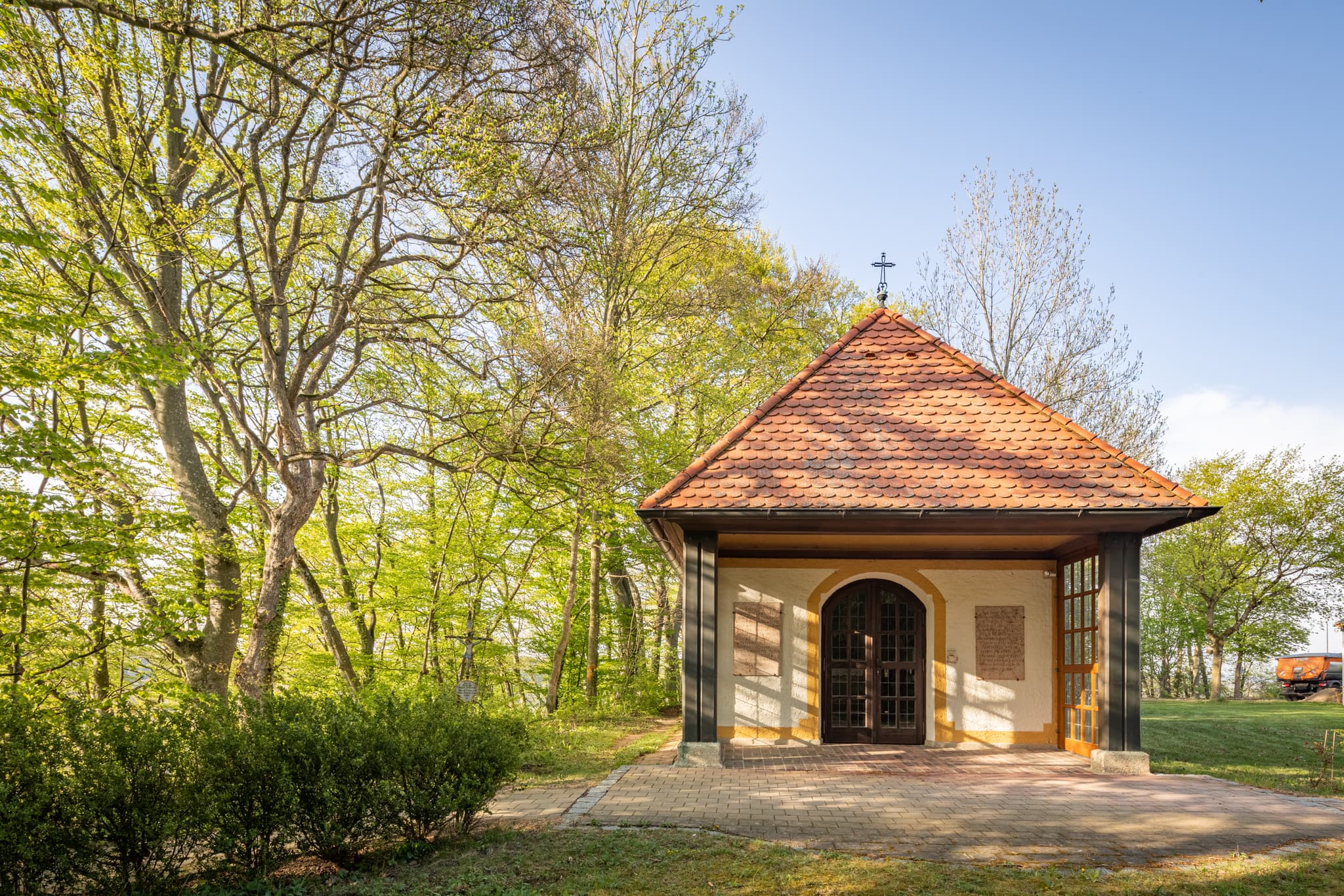 Die Kapelle auf Margarethenberg, Hirten, Burgkirchen, Landkreis Altötting, Oberbayern, Region Inn-Salzach