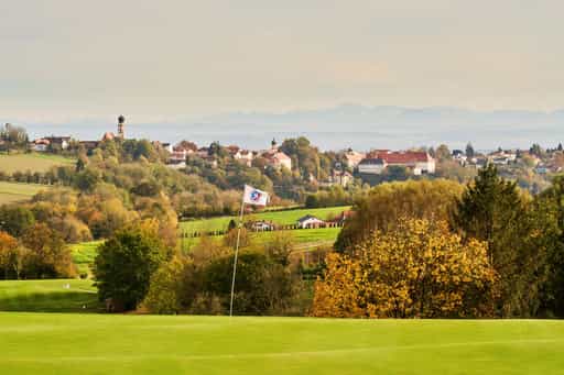 Lederbach Golfclub im Herbst, Bad Griesbach, Bäderdreieck