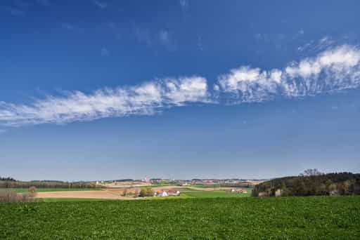 Blick Niederbergkirchen, Mettenheim, Mühldorf am Inn