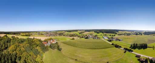 Guteneck mit Sulzbachtal Panorama, Rottal-Inn, Niederbayern