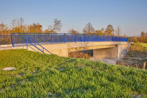 Brücke, Innwerk Bahnübergang, Altötting, Oberbayern