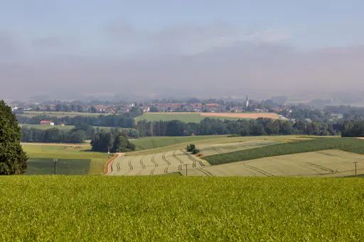 Landschaft Glatzberg Aussicht, Mühldorf am Inn, Oberbayern