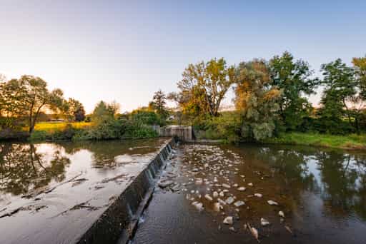 Rott Wasserfall Löfflmühle, Rottal-Inn, Niederbayern
