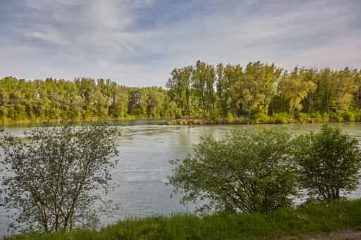 Innspitz Innkanal und Inn, Töging am Inn, Inn-Salzach