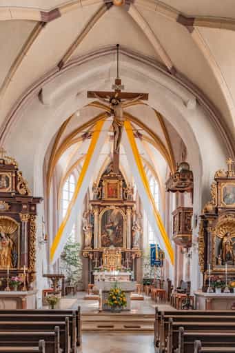 Pfarrkirche St. Martin, Reischach, Altötting, Oberbayern