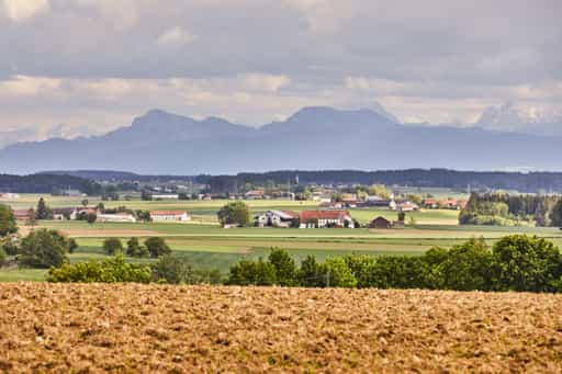 Wald Aussichtspunkt Kobeln, Garching, Altötting, Oberbayern