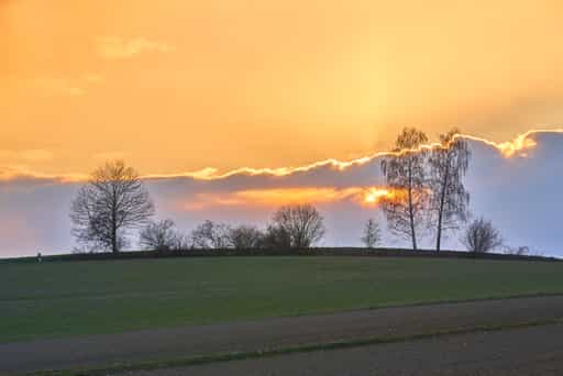 Landschaft in Obereck, Altötting, Oberbayern