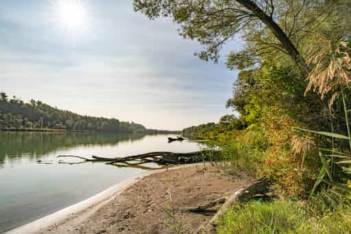 Salzach vor Innspitz, Haiming, Altötting, Oberbayern