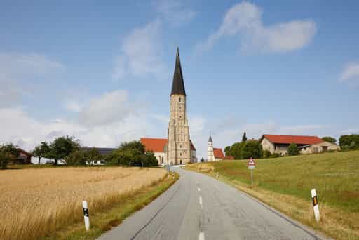 Kirche Außen Schildthurn, Zeilarn, Rottal-Inn, Niederbayern