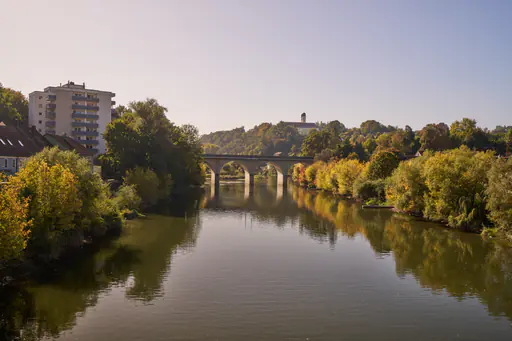 Stadtansicht Vils, Vilshofen, Landkreis Passau, Niederbayern