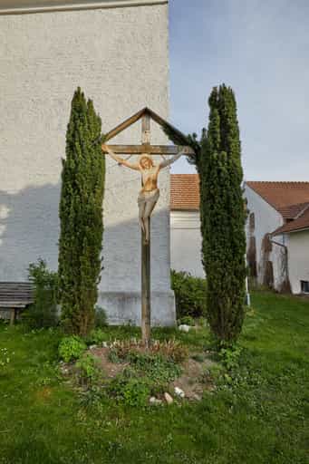 Kirche Außen Detail, Ecking, Altötting, Oberbayern