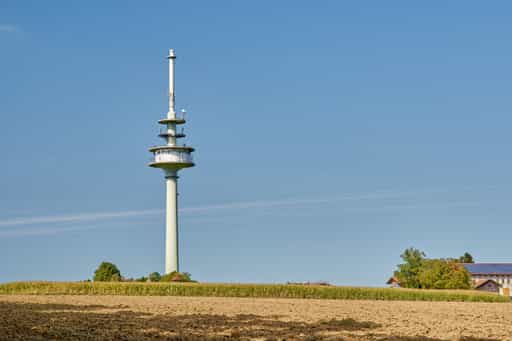 Funkturm in Schnaitsee, Landkreis Traunstein, Oberbayern