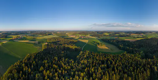 Luftbild Juni 2022, Erlbach, Altötting, Oberbayern