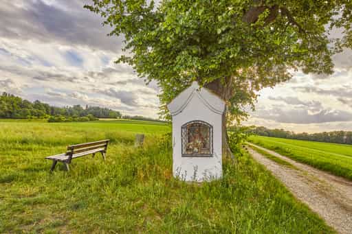 Bildstock bei Kobeln, Wald, Altötting, Oberbayern