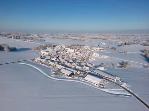 Winter in Arbing, Reischach, Altötting, Oberbayern