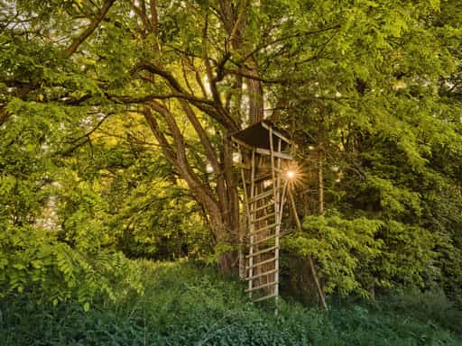 Hochsitz, Reiter, Schächnerhof Waldberger Str., Altötting
