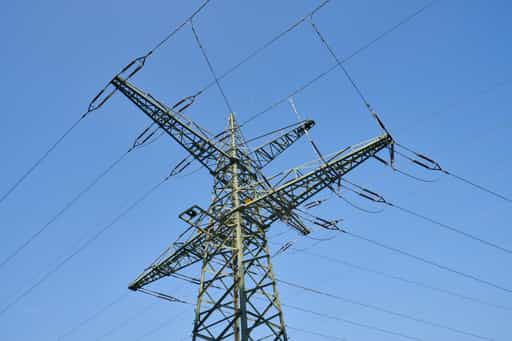 Strommasten Badhöring, Altötting, Oberbayern