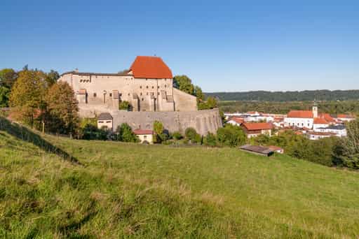 Burg Landschaft, Tittmoning, Traunstein, Oberbayern