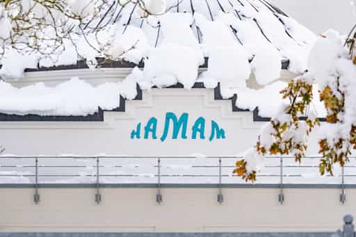 Hamam im Winter, Bad Griesbach, Passau, Bäderdreieck