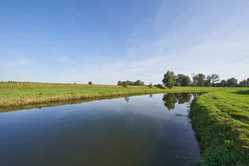 Isen Flussansicht Kronberg, Winhöring, Altötting, Oberbayern