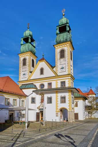 Passau, Innstadt, Wallfahrtskirche, Mariahilf, Klosterkirche