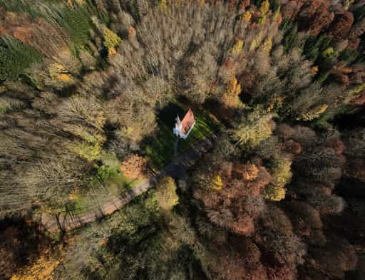 Hampersberg im Herbst, Erharting, Mühldorf am Inn