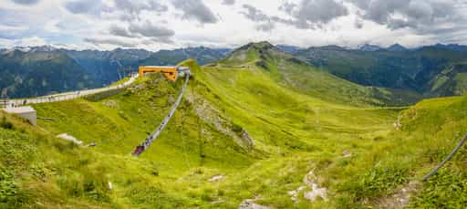 Stubnerkogel Hängebrücke Panorama, St. Johann im Pongau