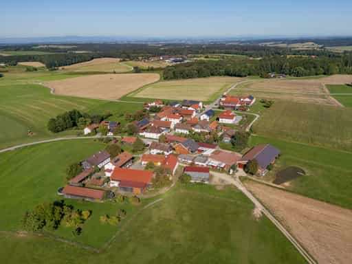 Ortsansicht Lapperding, Rottal-Inn, Niederbayern