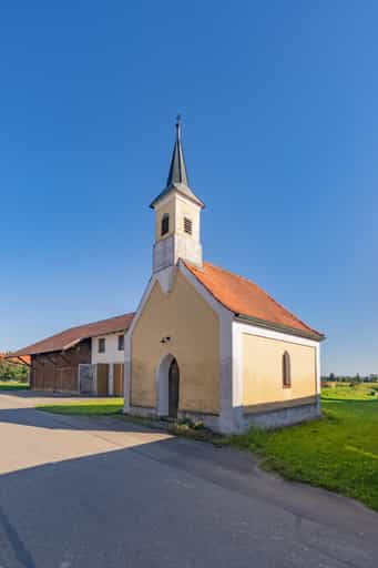 Kapelle Ortsansicht Lapperding, Rottal-Inn, Niederbayern
