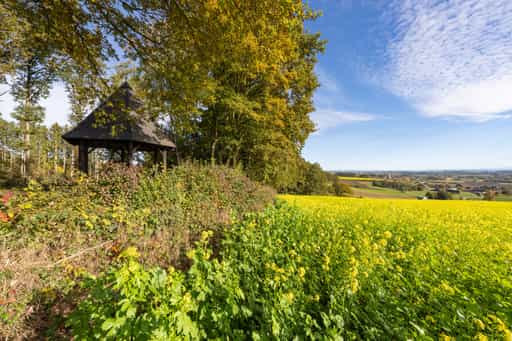 Kurpark Pavillon Herbst Bad Griesbach, Passau, Niederbayern