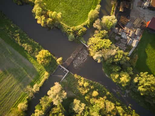 Rott Wehr Wasserfall, Löfflmühle, Rottal-Inn, Niederbayern