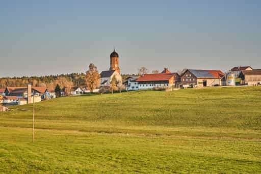 Ort Kirche, Martinskirchen, Rottal-Inn, Niederbayern