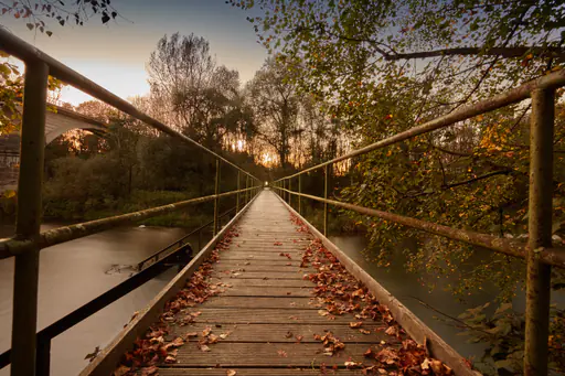 Alte Fußgängerbrücke, Garching an der Alz, Altötting