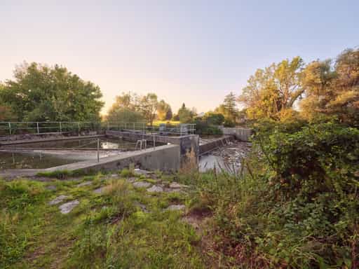 Rott Wehr Wasserfall, Löfflmühle, Rottal-Inn, Niederbayern
