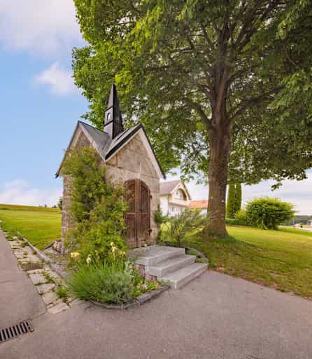 Aussicht Rainbichl Linde, Tyrlaching, Altötting, Oberbayern