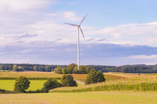 Windpark Dirnaich bei Gangkofen, Rottal-Inn, Niederbayern