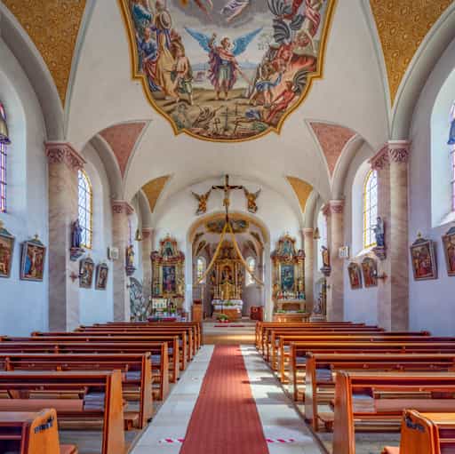Pfarrkirche St. Peter und Paul, Innen, Erlbach, Altötting