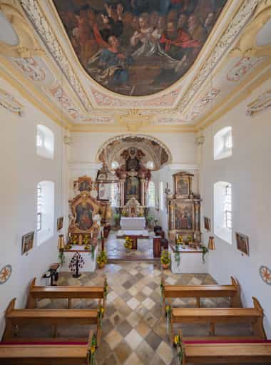 Kirche Maria, Innenraum, Heimsuchung, Langwinkl, Rottal-Inn