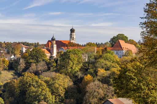 Stadt Leiten Herbst, Bad Griesbach, Passau, Niederbayern